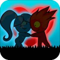 Fire Boy and Ice girl Shadow Love Story