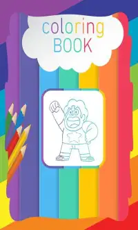 Coloring page Game Stev Univer Screen Shot 3