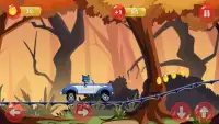 Blue Cat Hero Racing Challenge Screen Shot 4