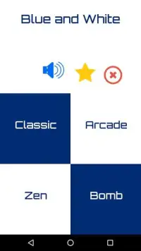 Blue and White ! Casual Game ! Screen Shot 1