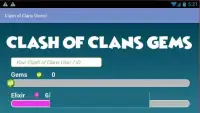 CLASH OF CLeNS GEMS PRANK Screen Shot 0