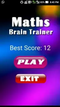 Maths Brain Trainer Screen Shot 4
