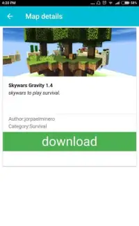 Skywars Maps For Minecraft PE Screen Shot 0
