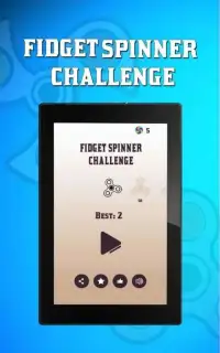 Fidget Spinner Challenge Screen Shot 1