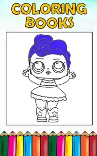 How To Color LOL Doll Surprise -Coloring Game Screen Shot 3