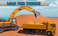 Excavator Constructor City Road Build Simulation Screen Shot 2