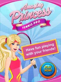 Amazing Princess Tennis Pro Screen Shot 2