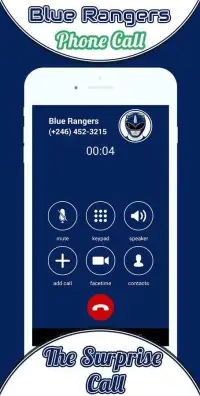 Phone Call From Blue Rangers Screen Shot 2