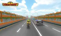 VR Highway Speed ​​Moto езды Screen Shot 6