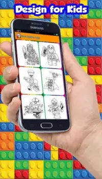Coloring Pages for Lego Hero Screen Shot 7