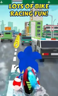 Sonic Subway Moto Rush Screen Shot 3