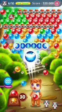 Witch Puzzle Cat: Bubble Pop Screen Shot 2