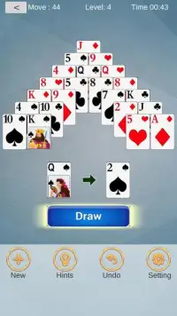 Pyramid Solitaire : 300 levels Screen Shot 3