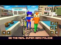 Blocky Cops Police Bicycle Screen Shot 5