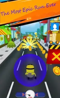 Banana Minion Subway Rush Screen Shot 2