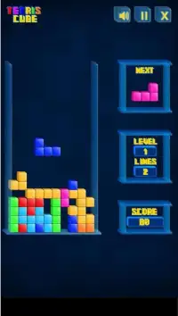 Classic Cube Tetris Screen Shot 1