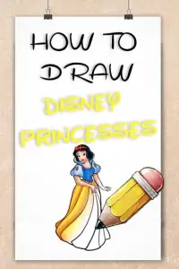how to draw disney princesses step by step Screen Shot 6