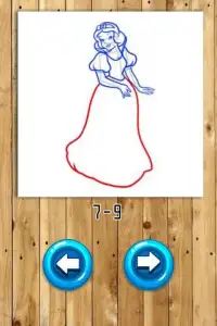 how to draw disney princesses step by step Screen Shot 1