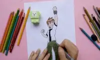 How To Draw Ben 10 Screen Shot 3