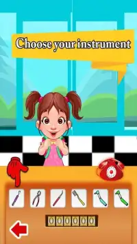 Little Baby Girl Sweet Dentist Kids Game Screen Shot 3