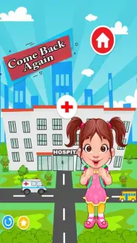 Little Baby Girl Sweet Dentist Kids Game Screen Shot 0