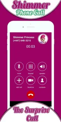 Phone Call From Shimmer Princess Shine Screen Shot 2