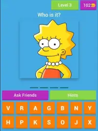 Guess the Simpsons characters Screen Shot 6