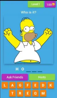 Guess the Simpsons characters Screen Shot 14