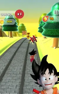 Dragon Fire Ball Rush: Run, Dash, Rush Goku Game Screen Shot 3
