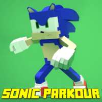 Map Sonic Parkour Run for MCPE