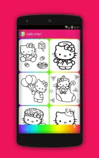 Coloring Pages for Kitty Fans Screen Shot 1