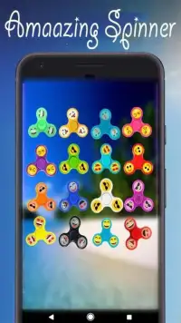Emoji Fidget Spinner Hand Screen Shot 0