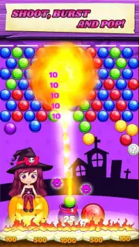 Bubble Shooter - Witch Pop Screen Shot 11