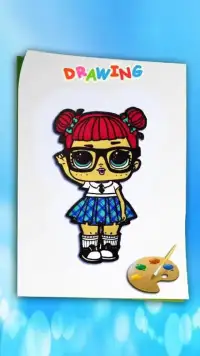 How to draw Lol doll surprise (Lol surprise game) Screen Shot 4