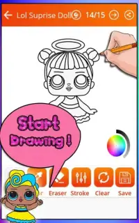 How to draw Lol doll surprise (Lol surprise game) Screen Shot 0