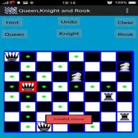 Chess Queen,Knight and Rook Problem Screen Shot 4
