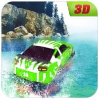 Water Surfer: Beach Racing Car Driver Simulator 3D