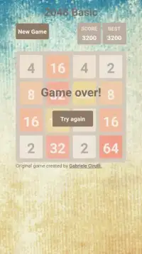 2048 basic Screen Shot 0