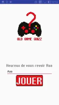 Old Game Quizz Screen Shot 3