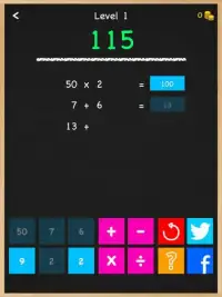 Numbers Game Math Brain Puzzle Screen Shot 3