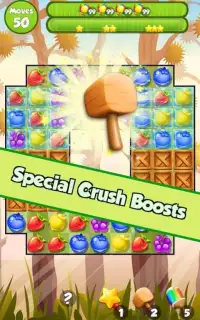 Fruit Crush Smash Match Three Screen Shot 2