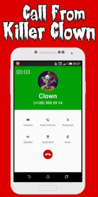 Call from Clown - Halloween Games Screen Shot 1