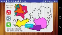 Austria Map Puzzle Game Free Screen Shot 1