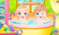 Newbown twins baby game Screen Shot 5