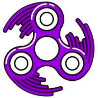 Fidget Purple Hand Spinner