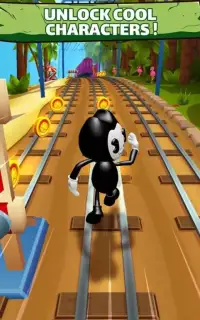 Subway Bendy Temple Machine Screen Shot 1