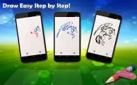 Drawing Lessons Tattoo Wolves Jaws and Fangs Screen Shot 1