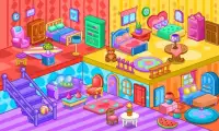 Doll house decoration game Screen Shot 1
