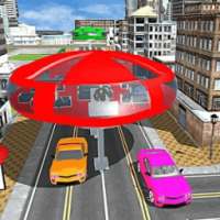 Gyroscopic Bus Futuristic Transport 3D