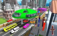 Gyroscopic Bus Futuristic Transport 3D Screen Shot 1